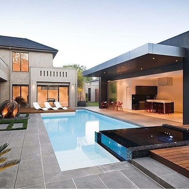 Artech Pools and Spas Inc residential pool project